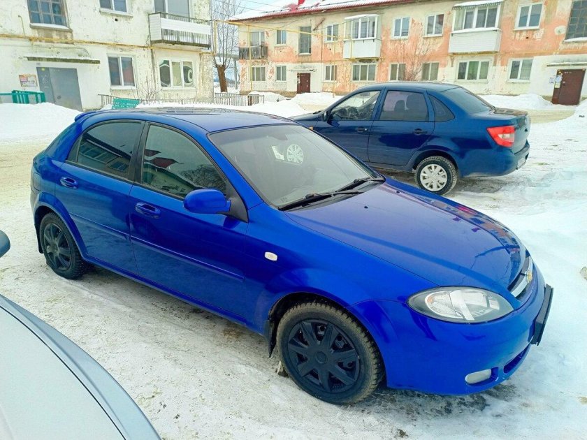 Шевроле лачетти седан синий