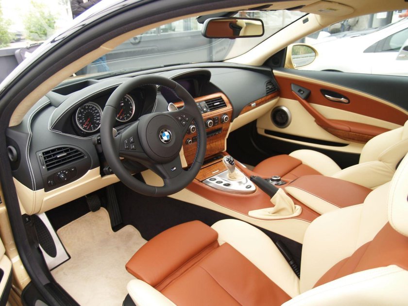 BMW 6 e63 салон