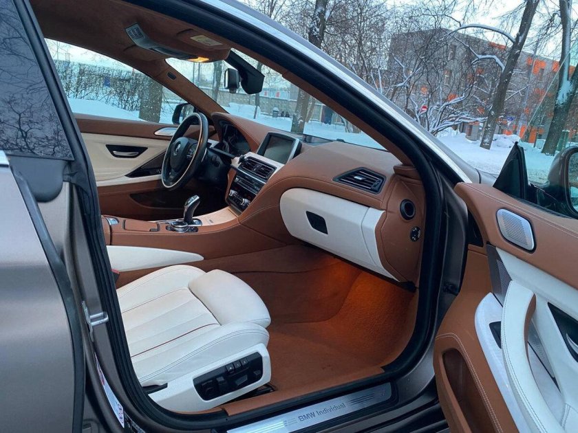 Bmw 6 gran coupe individual салон