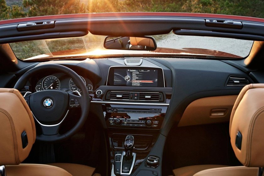 BMW 6 f13 салон