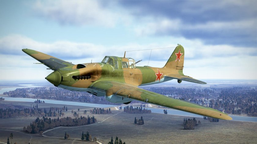 Самолёт ил-2 Штурмовик