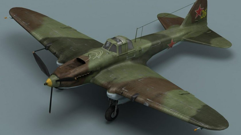 Самолёт ил-2 Штурмовик