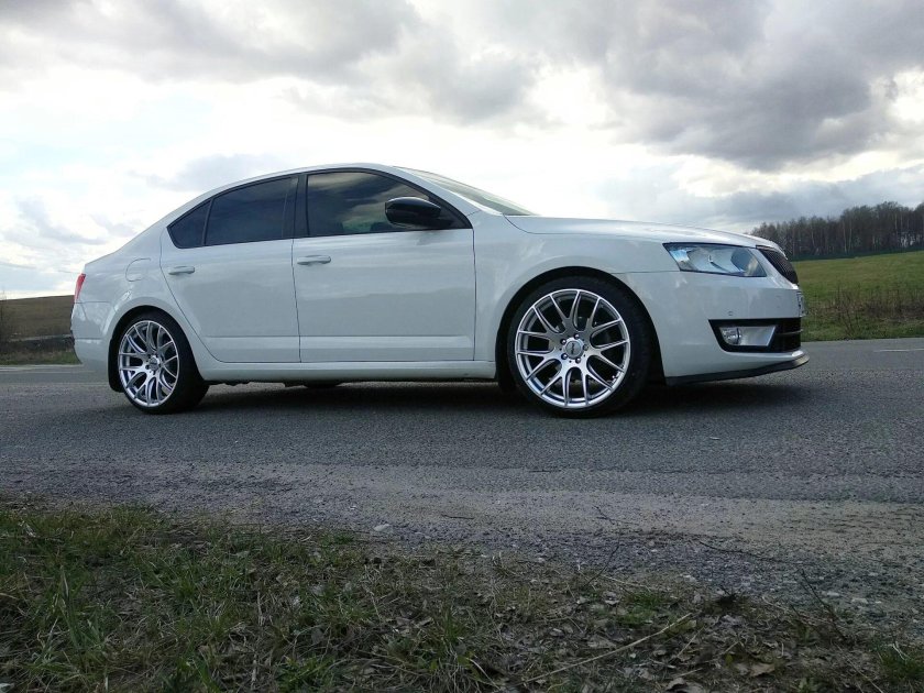 Skoda Octavia a7 на 19 дисках