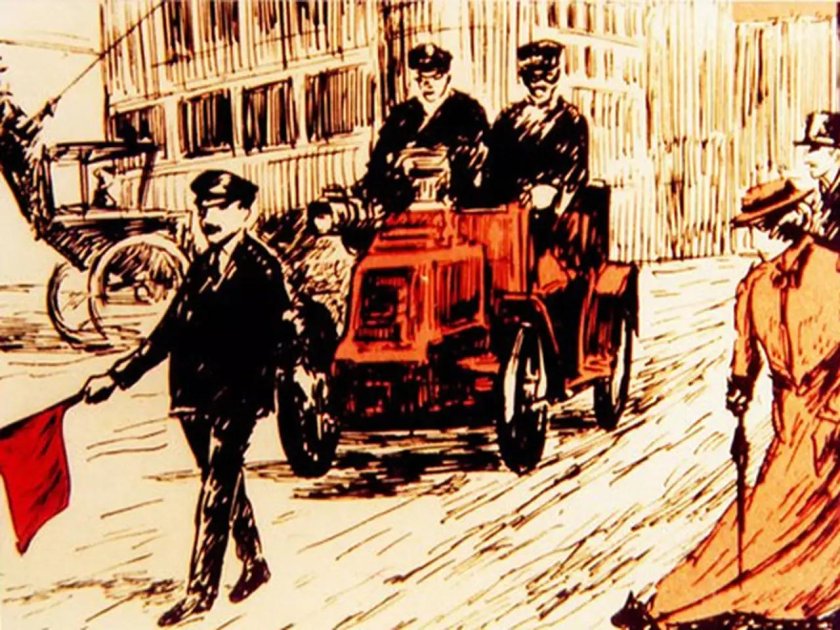 Дорожное движение в Англии 19 век