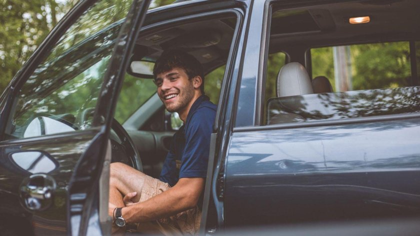 Фото убера в машине