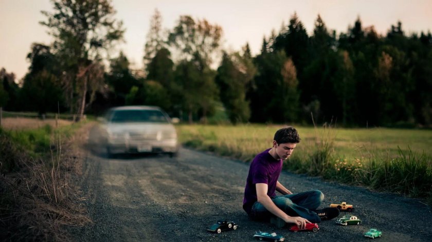 Фотосессия на дороге