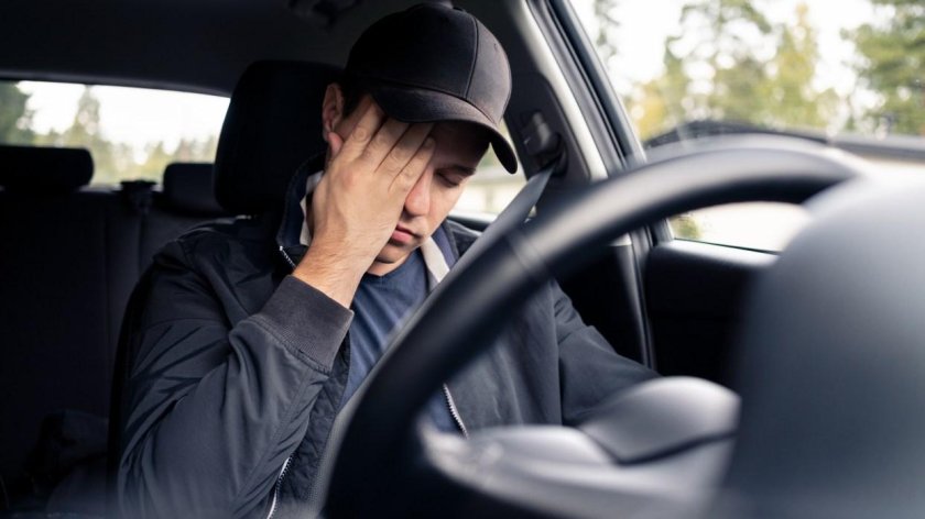 Состояние усталости за рулем