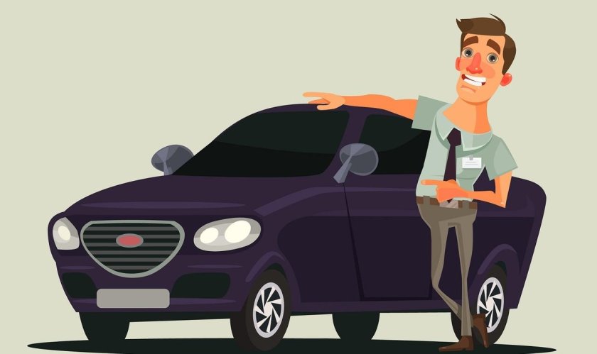 Мультяшная машина люди