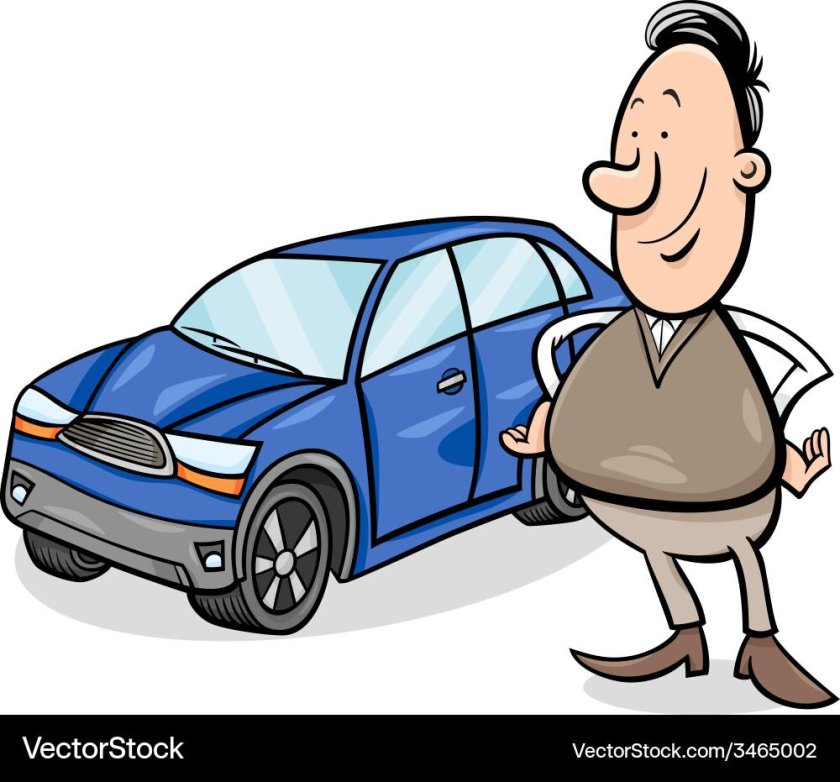 Водитель иллюстрация