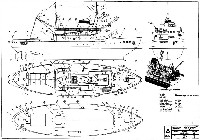 Ледокол Красин чертежи