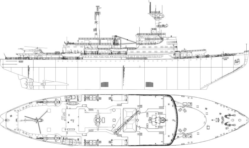Атомный ледокол Ленин чертежи