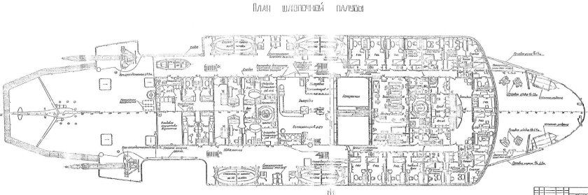 Ледокол Ленин план палуб