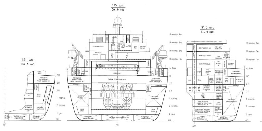 Проект 22220 ледокол чертеж