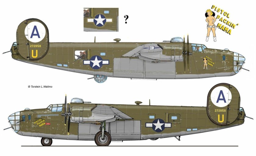 Consolidated b-24 Liberator бомбардировщик