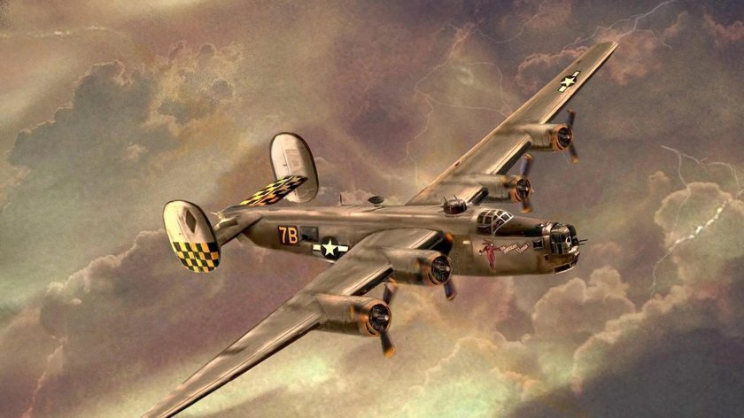 B 24 бомбардировщик