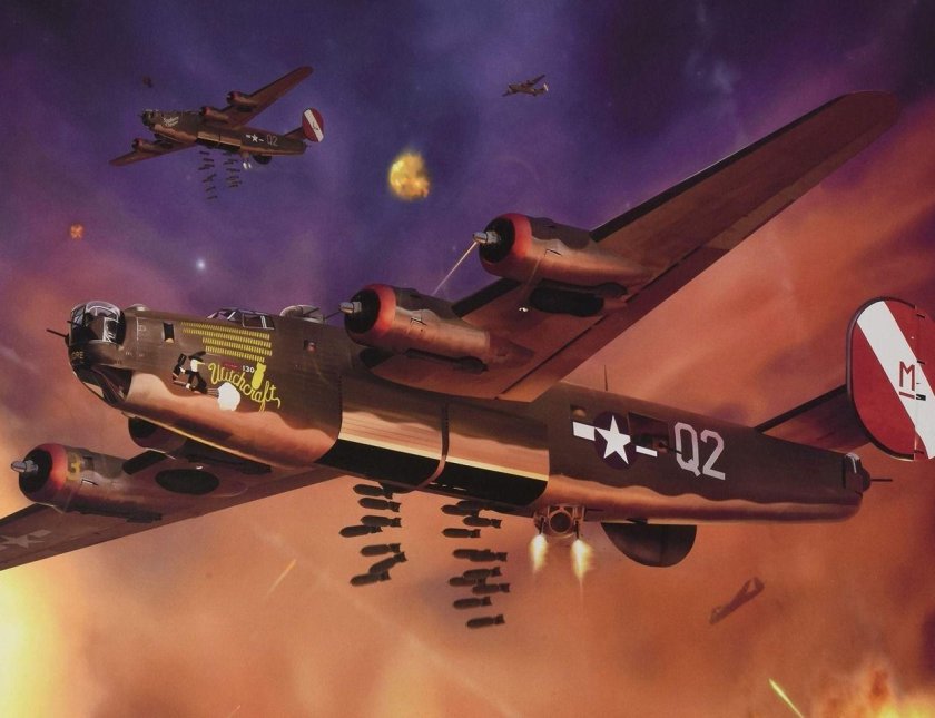 B 24 бомбардировщик