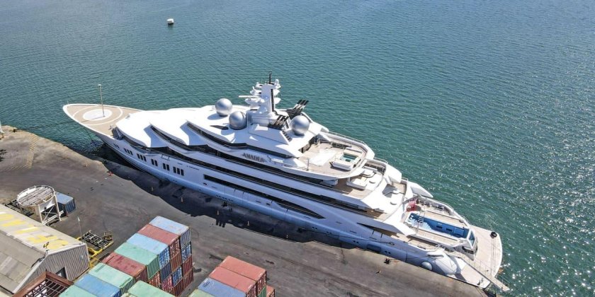 Яхта сулеймана керимова