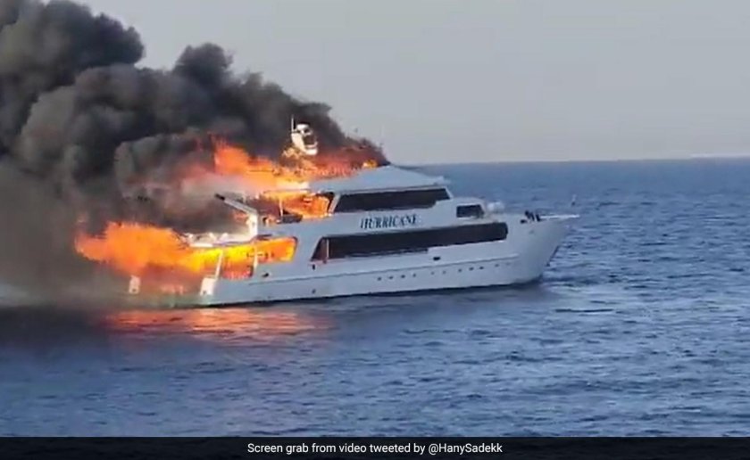 В египте затонула яхта