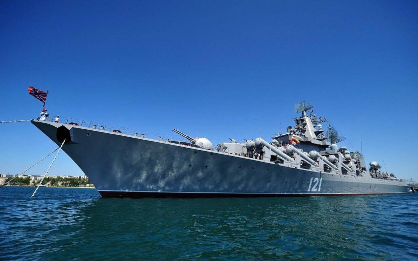 Гвардейский ракетный крейсер Черноморского флота "Москва"