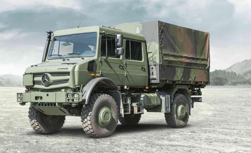 Военный грузовик Мерседес Unimog