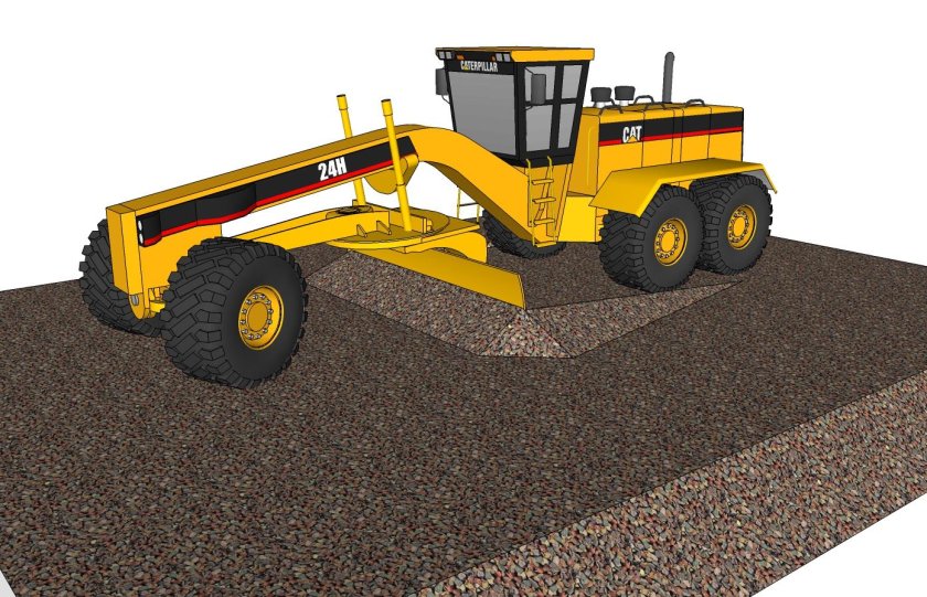 Автогрейдер Cat 24