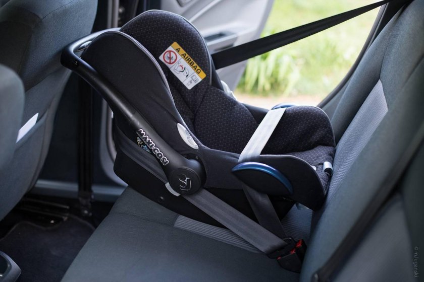 Maxi cosi CABRIOFIX крепление ремнями