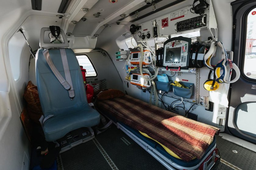 Внутри скорой