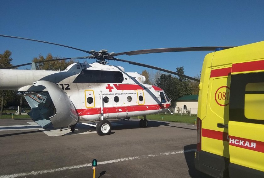 Санавиация вертолет