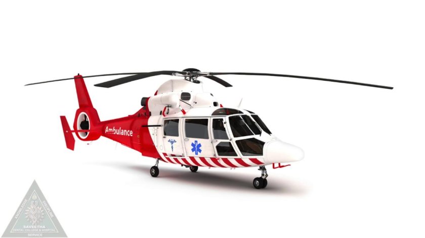 Вертолет на белом фоне