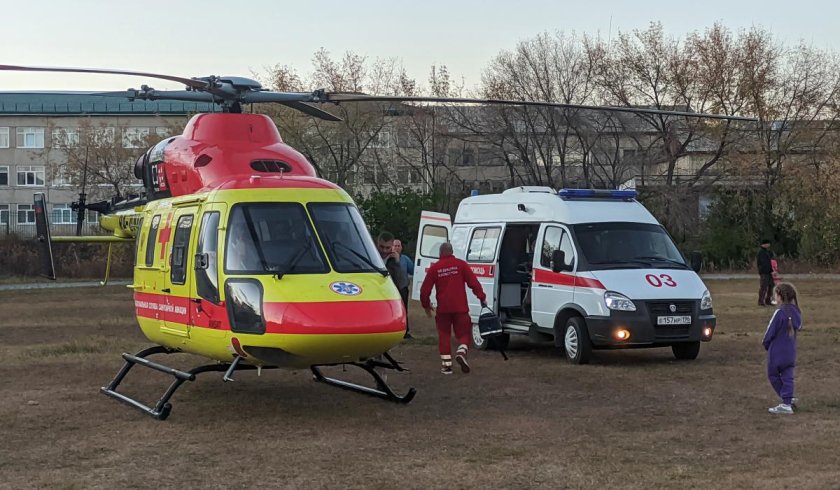 Скорая вертолет