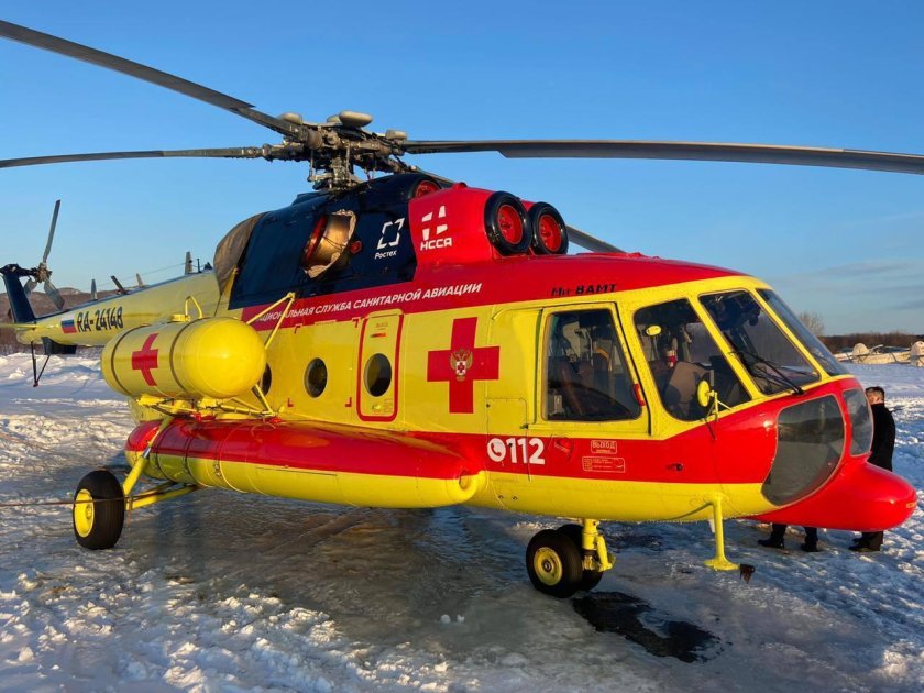 Вертолет ми-8 санавиации