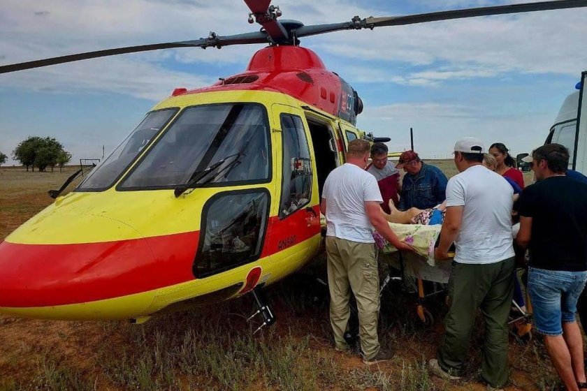 Вертолёт санавиации Астраханской области