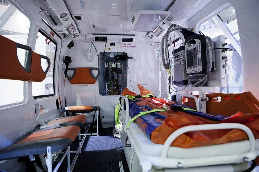 Медицинский вертолет Ансат