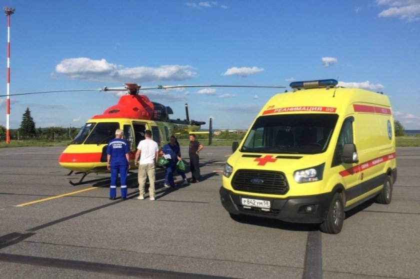 Пензенский вертолет скорой помощи