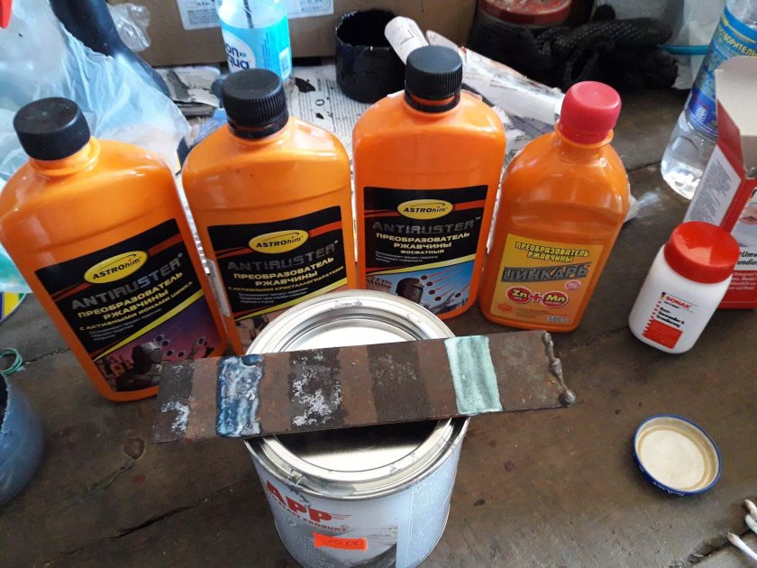 Цинкарь преобразователь ржавчины для автомобиля