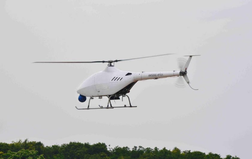 Однороторный дрон – беспилотный вертолет