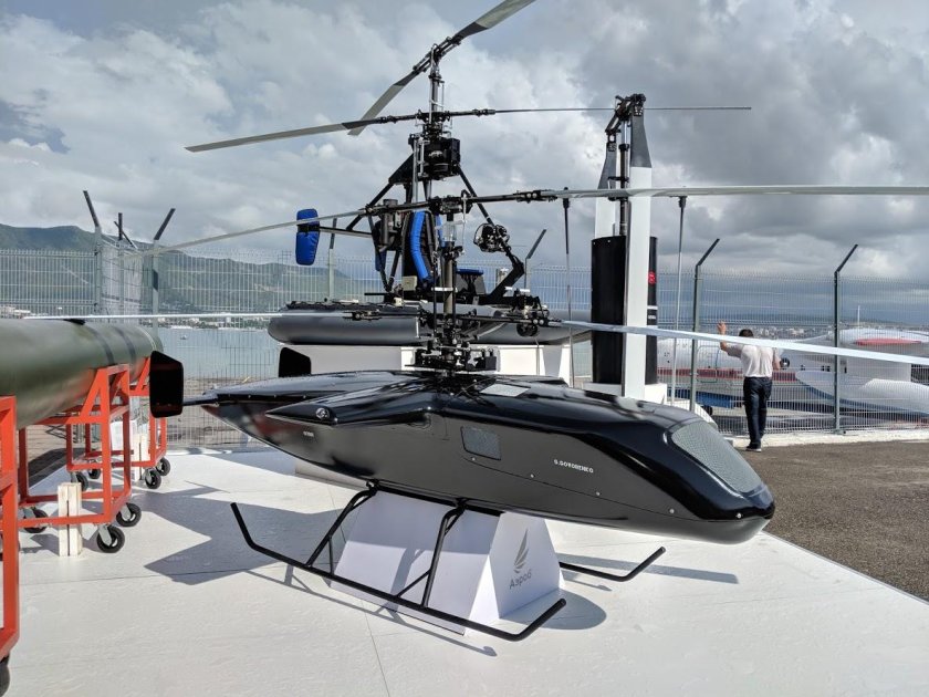 Соосный вертолет микрон