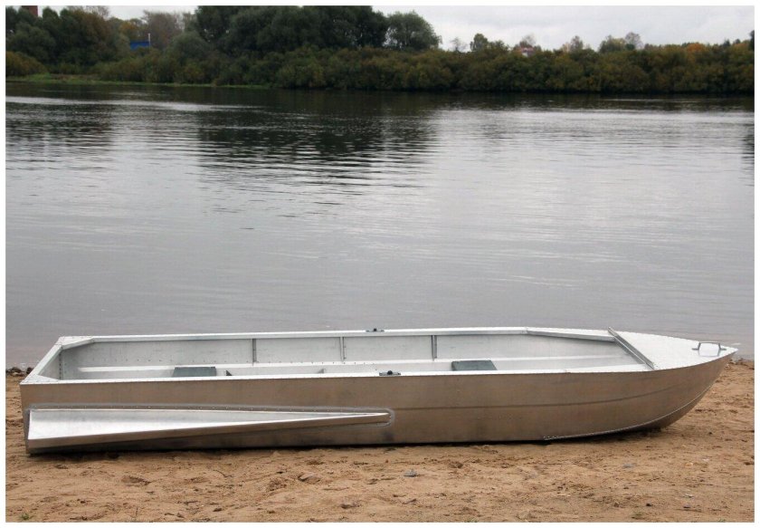 Алюминиевая лодка Малютка-н 3.1 м., с булями
