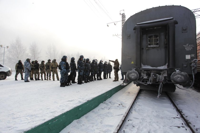 Конвой ФСИН вагон