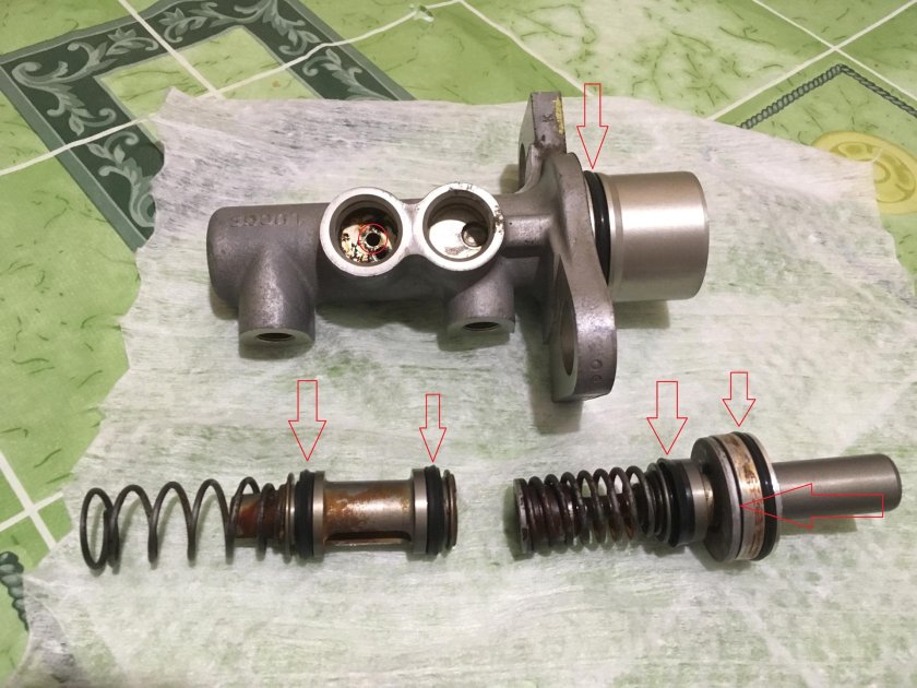 Ремкомплект ГТЦ Ауди а6 с6