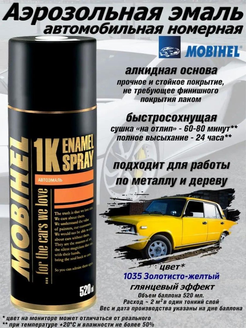 Mobihel краска автомобильная