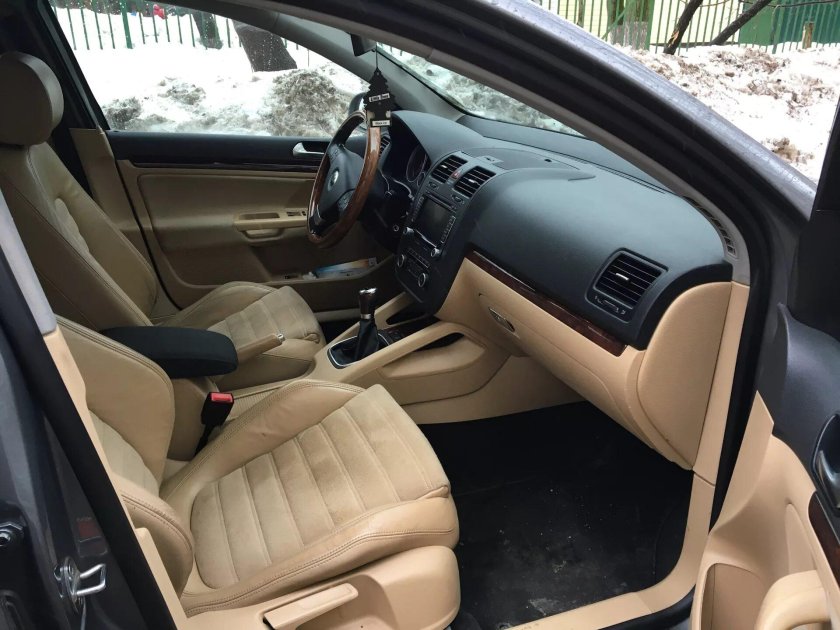 Пассат б6 бежевый салон