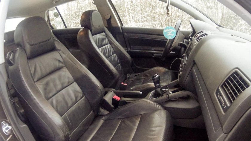 Кожаный салон Golf 4