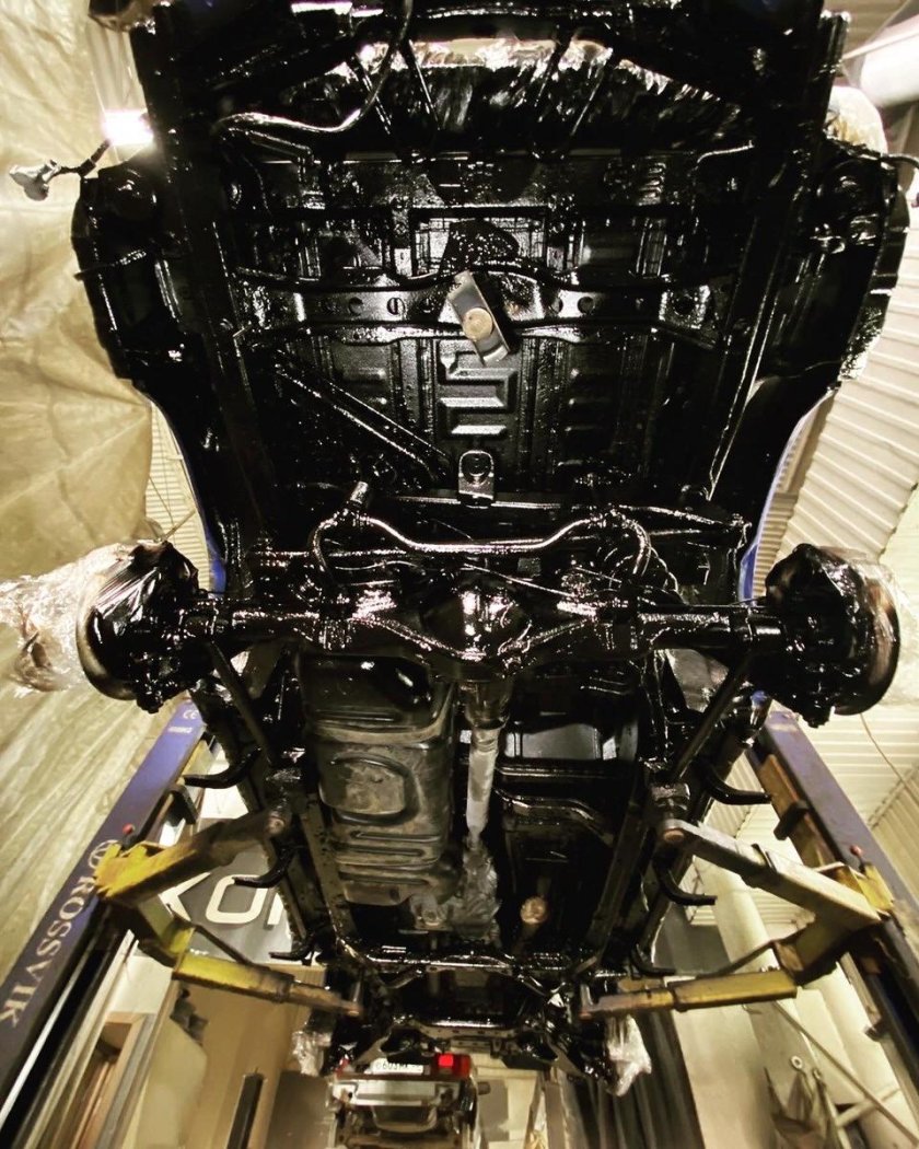 Антикоррозийная обработка днища