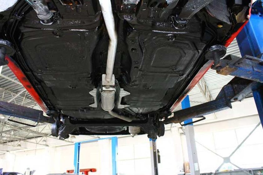 Антикоррозийная обработка днища