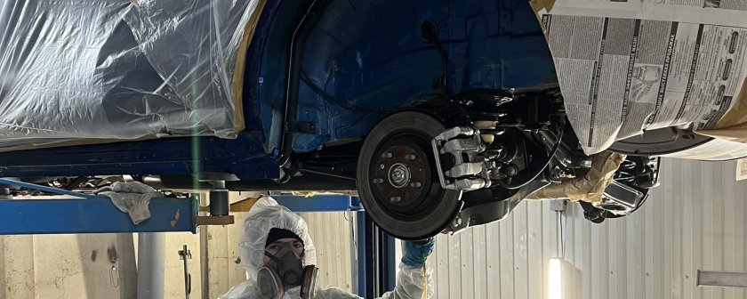 Антикоррозийная обработка днища автомобиля