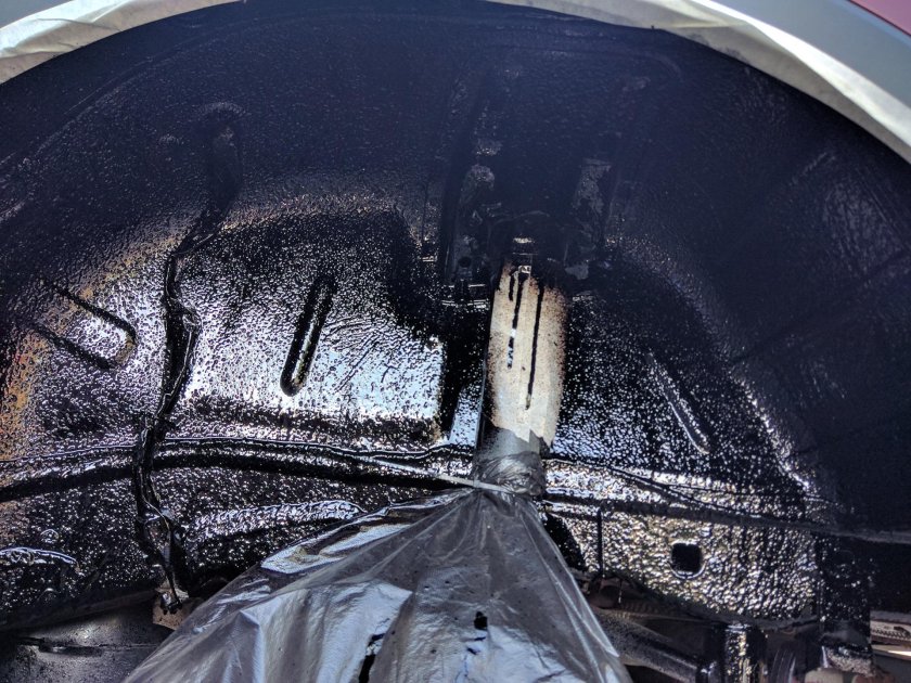 Антигравий днища Паджеро 4