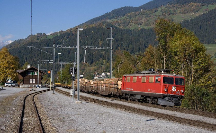 Железная дорога в Норвегии Фломсбана