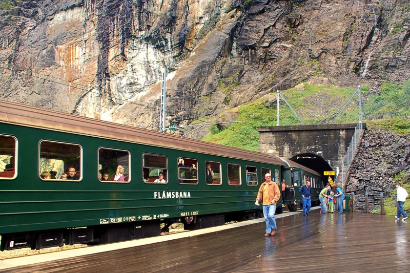 Фломская железная дорога Норвегия