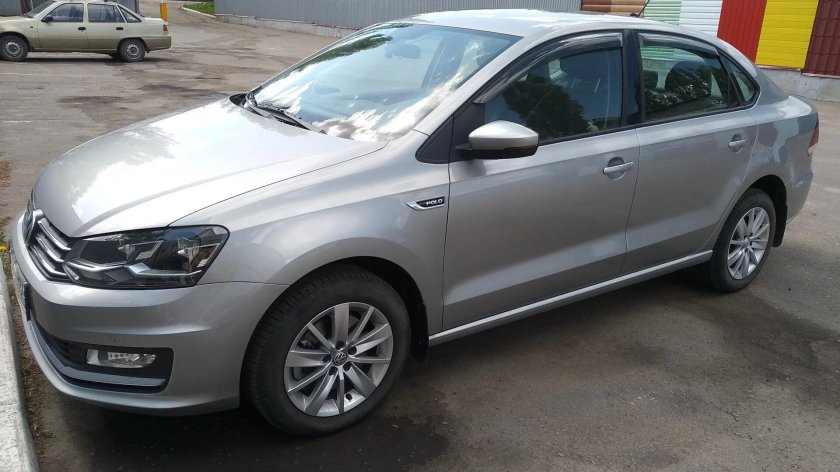 Volkswagen Polo 2021 серебристый ''Tungsten''